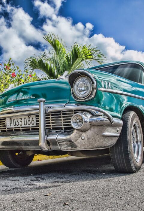 glänzende Karosserie